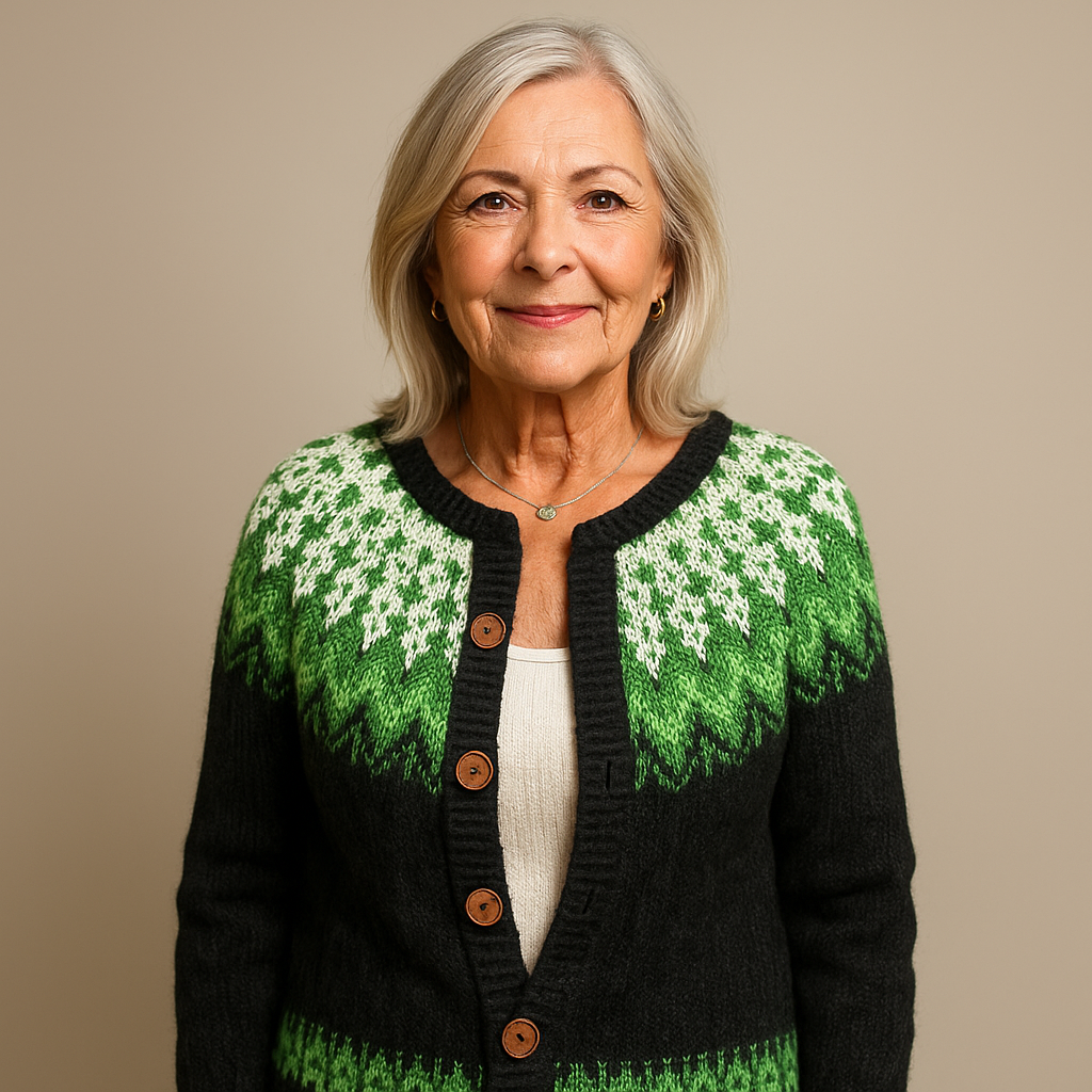 Lois & Tom's  - Retro Icelandic Wool Cardigan