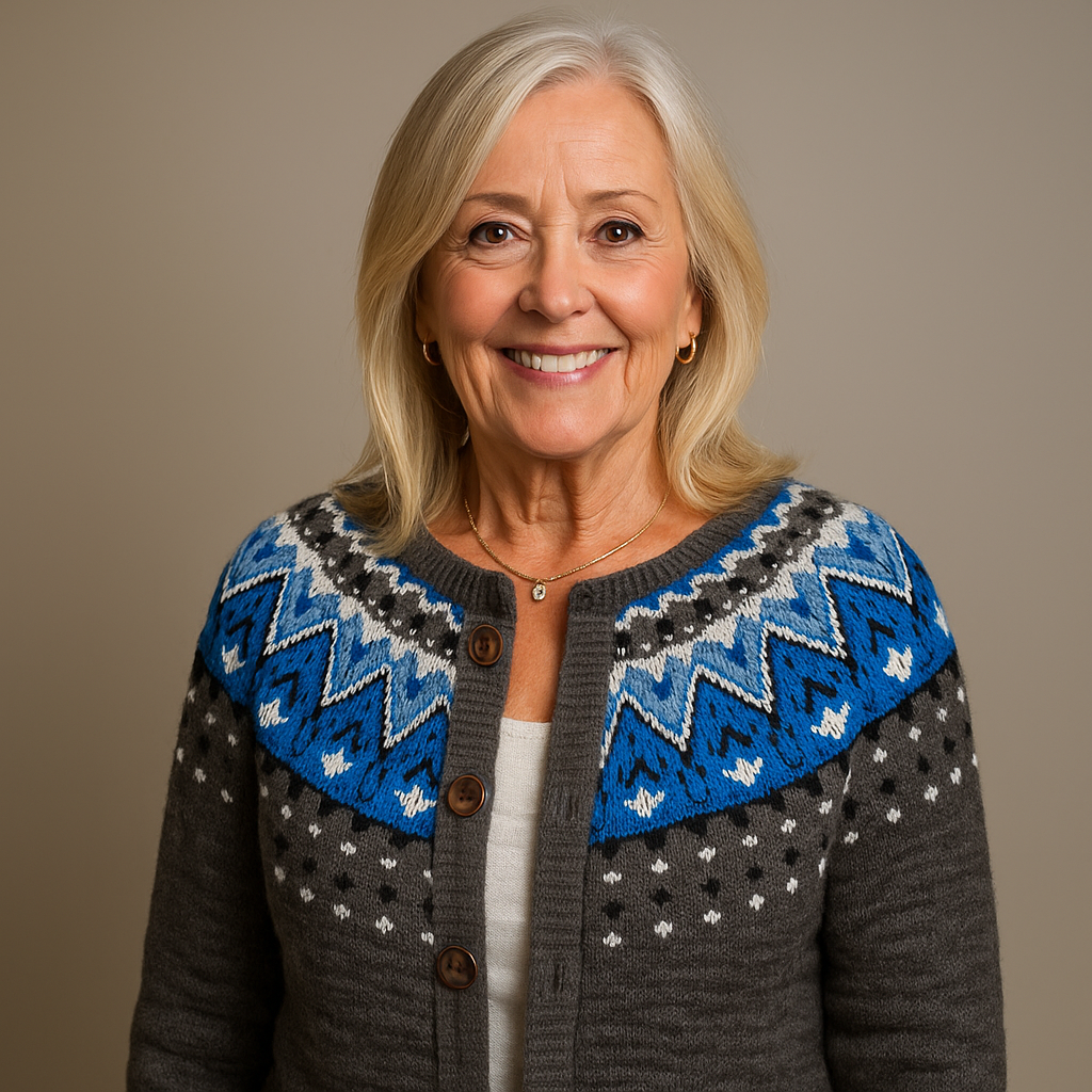 Lois & Tom's  - Retro Icelandic Wool Cardigan