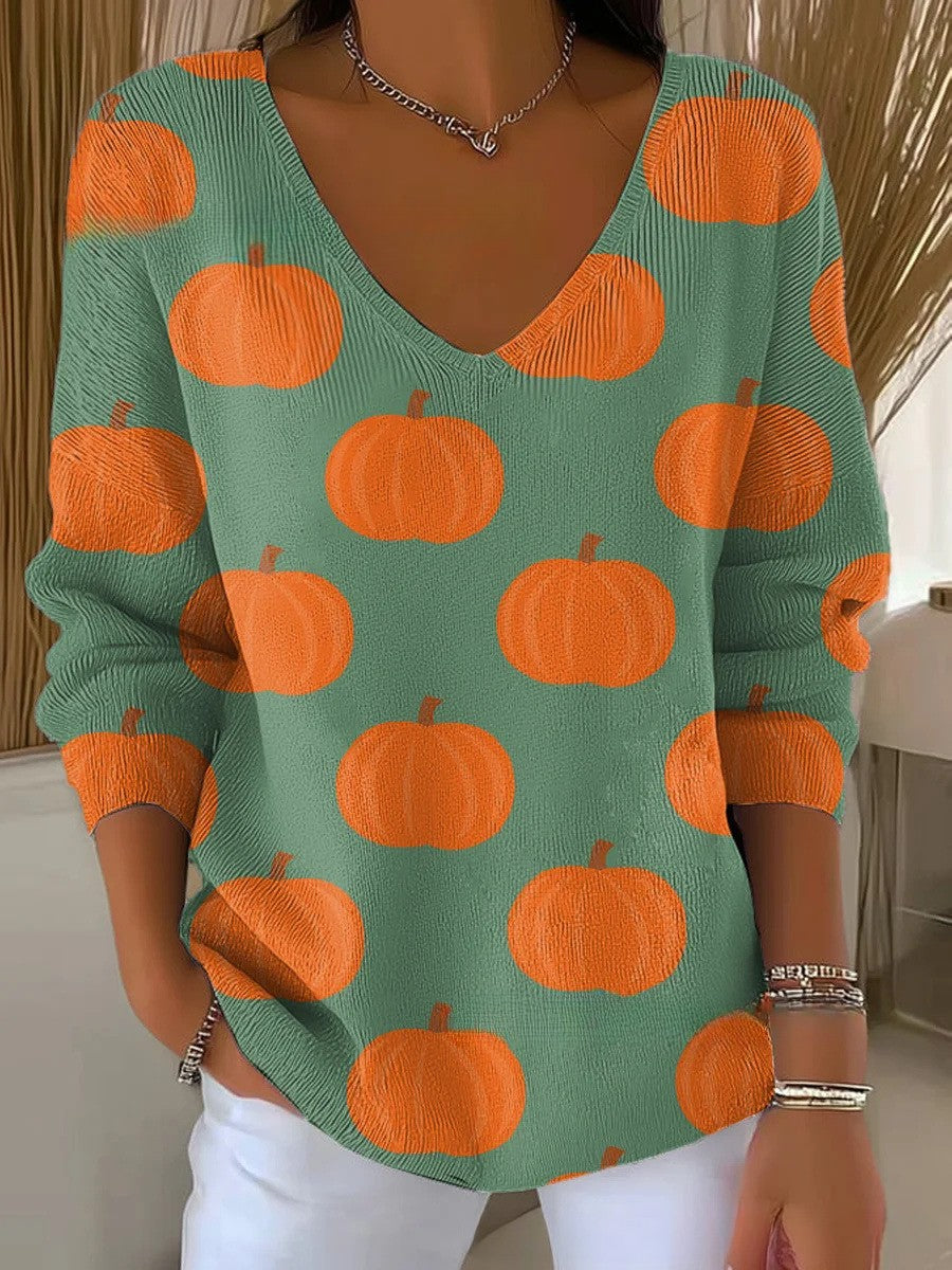Lois & Tom's - Knit Sweater with V-Neck