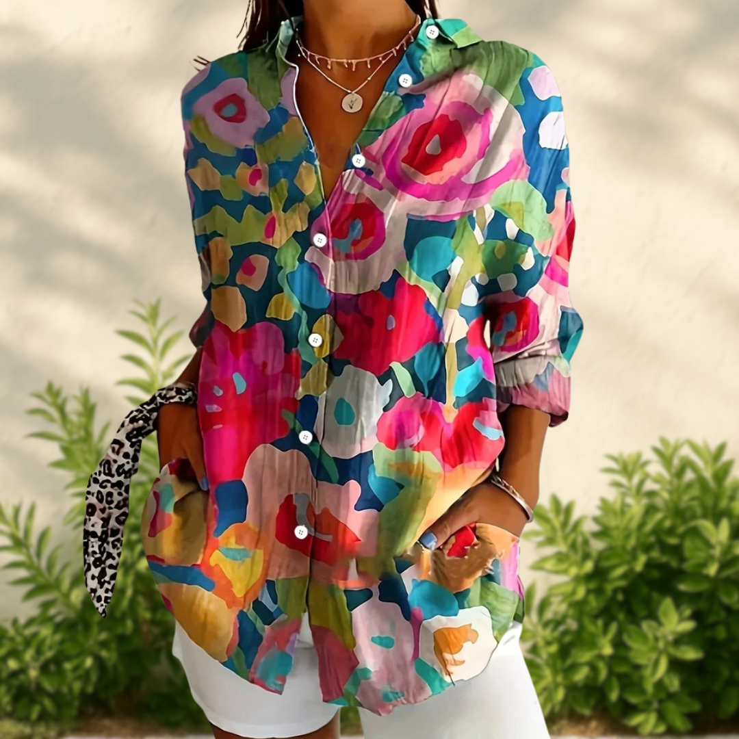 Anika - Floral Print Blouse