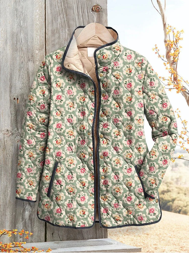 Lois & Tom's - Vintage Floral Art Print Jacket