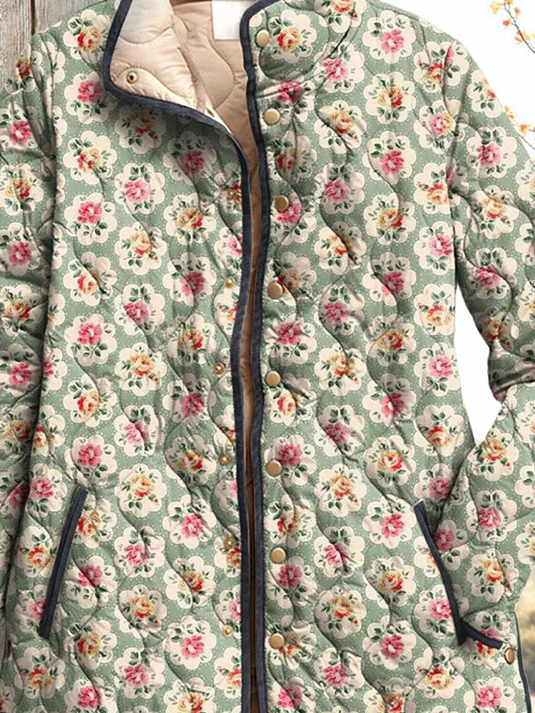Lois & Tom's - Vintage Floral Art Print Jacket