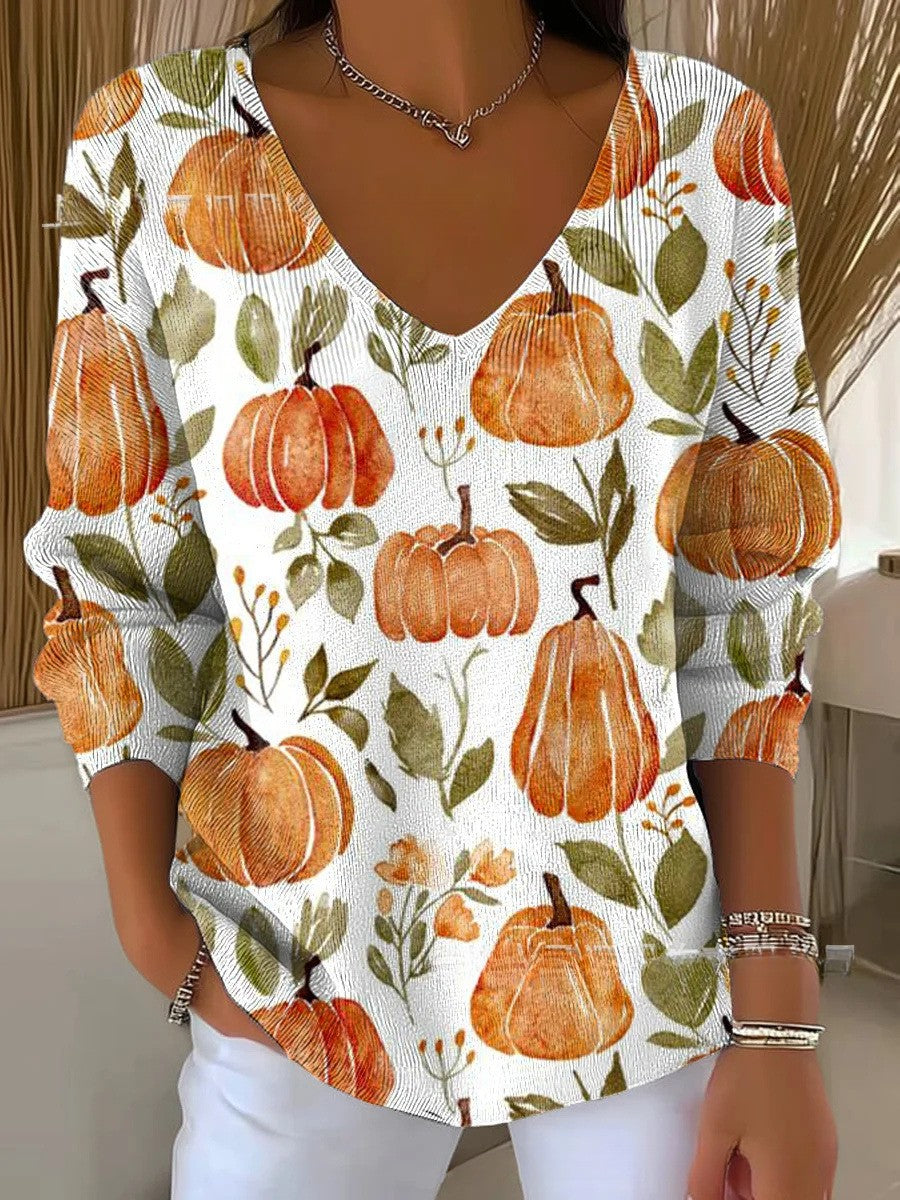 Lois & Tom's - Knit Sweater with V-Neck