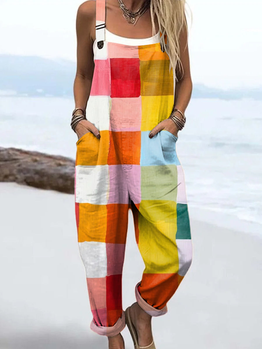 Lois & Tom's - Patchwork Joy Jumpsuit