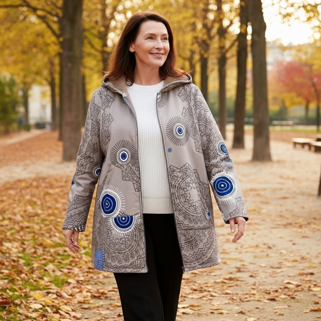 Adora - Manteau Boho Élégant