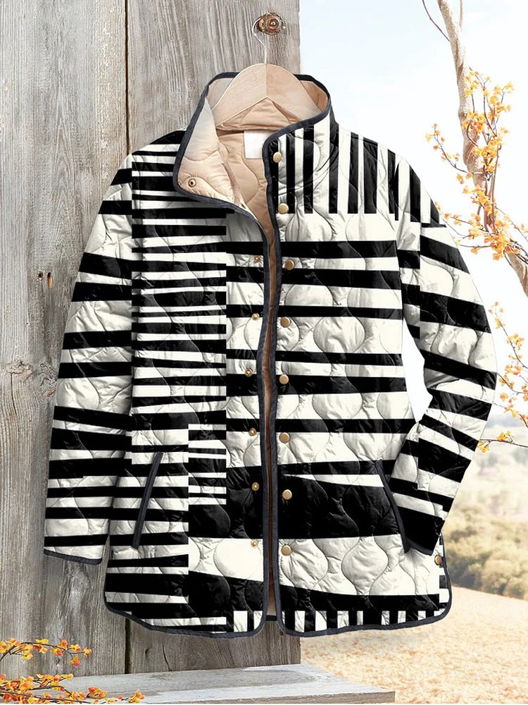 Lois & Tom's - Women's Abstract Quilted Jacket