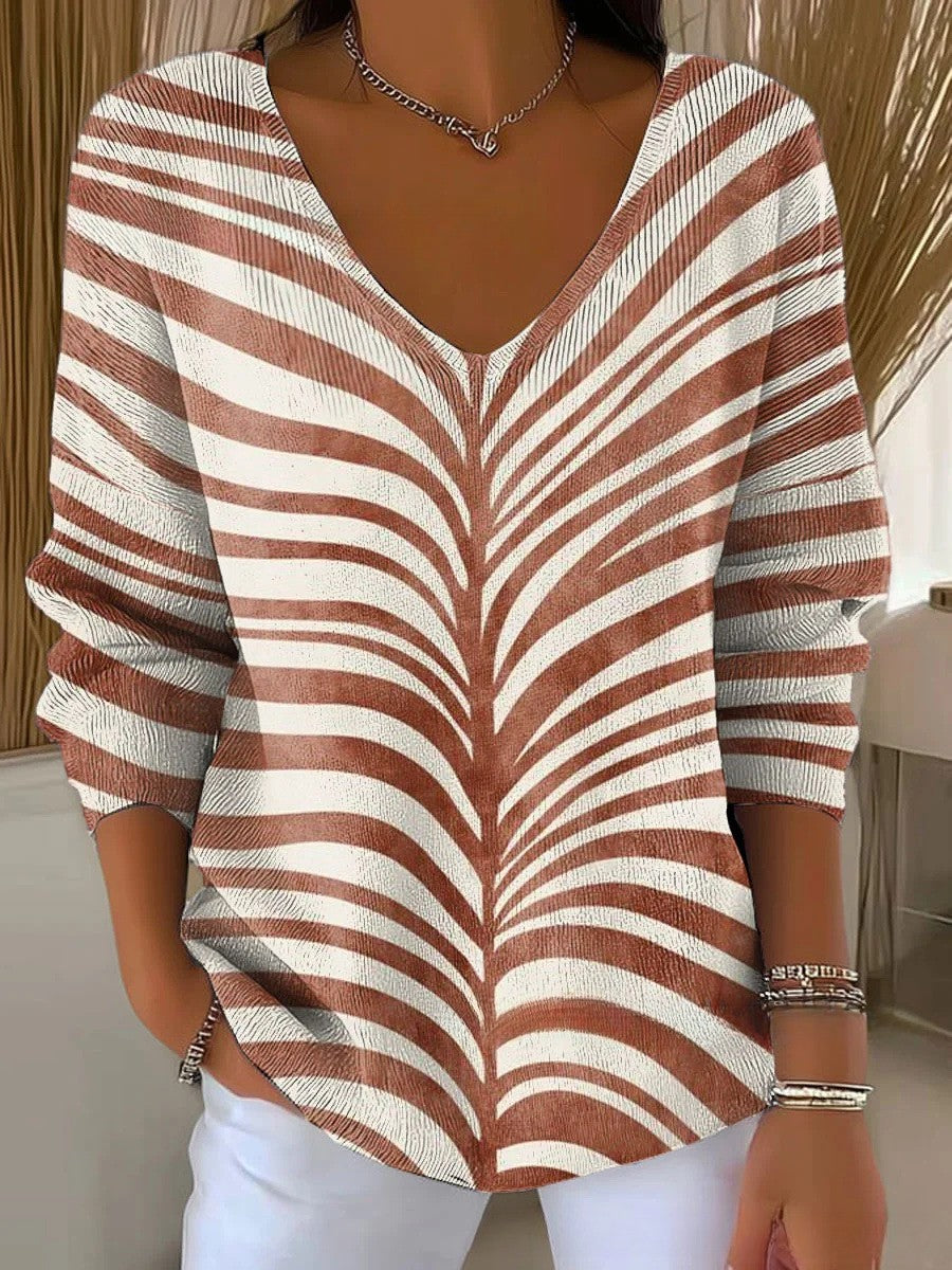 Lois & Tom's - Knit Sweater with V-Neck