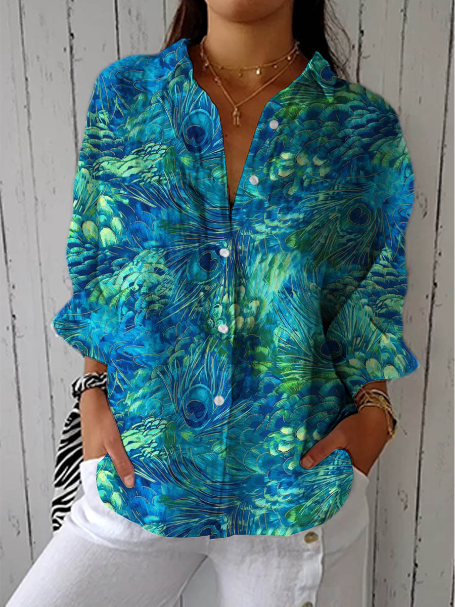 Lois & Tom's - Peacock Grace Blouse
