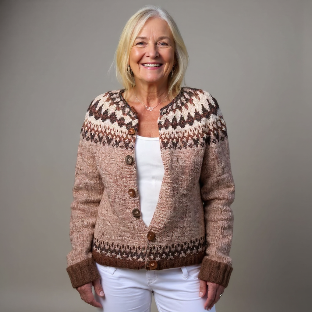 Lois & Tom's  - Retro Icelandic Wool Cardigan