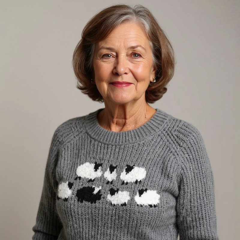 Lois & Tom's   - Classic Icelandic Wool Knit Sweater