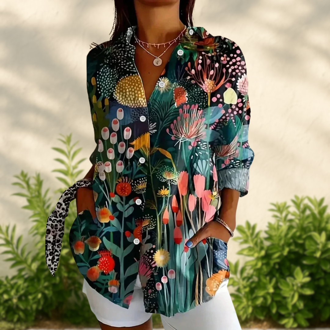 Anika - Floral Print Blouse
