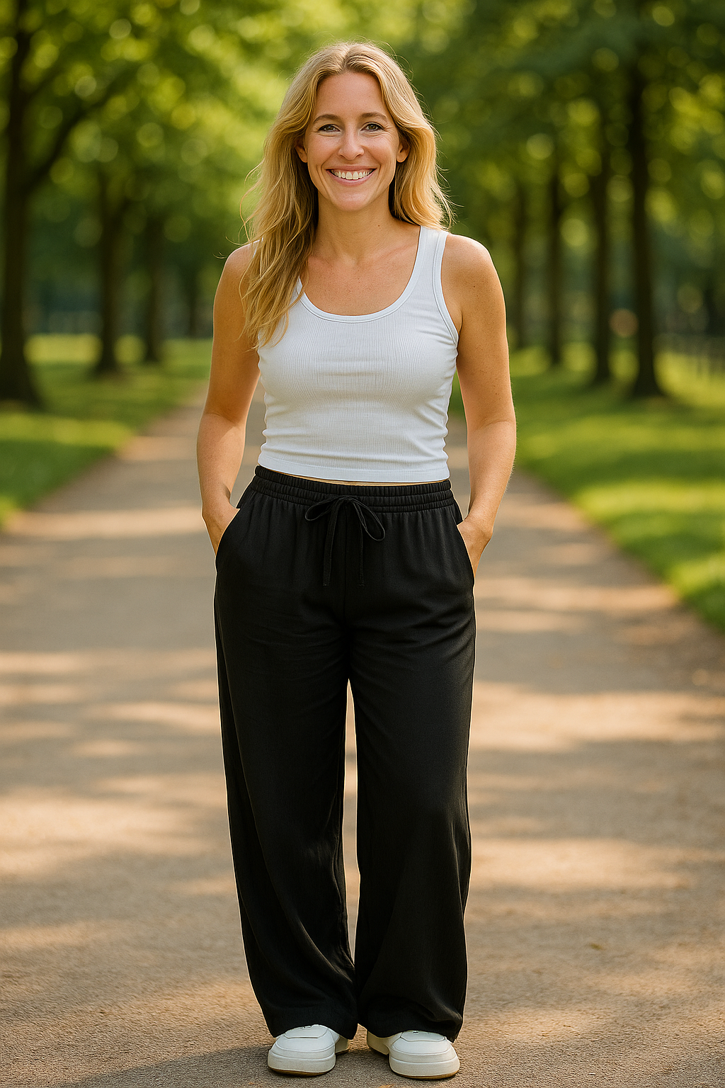 Clemence - Lightweight and Casual Wide-Leg Pants