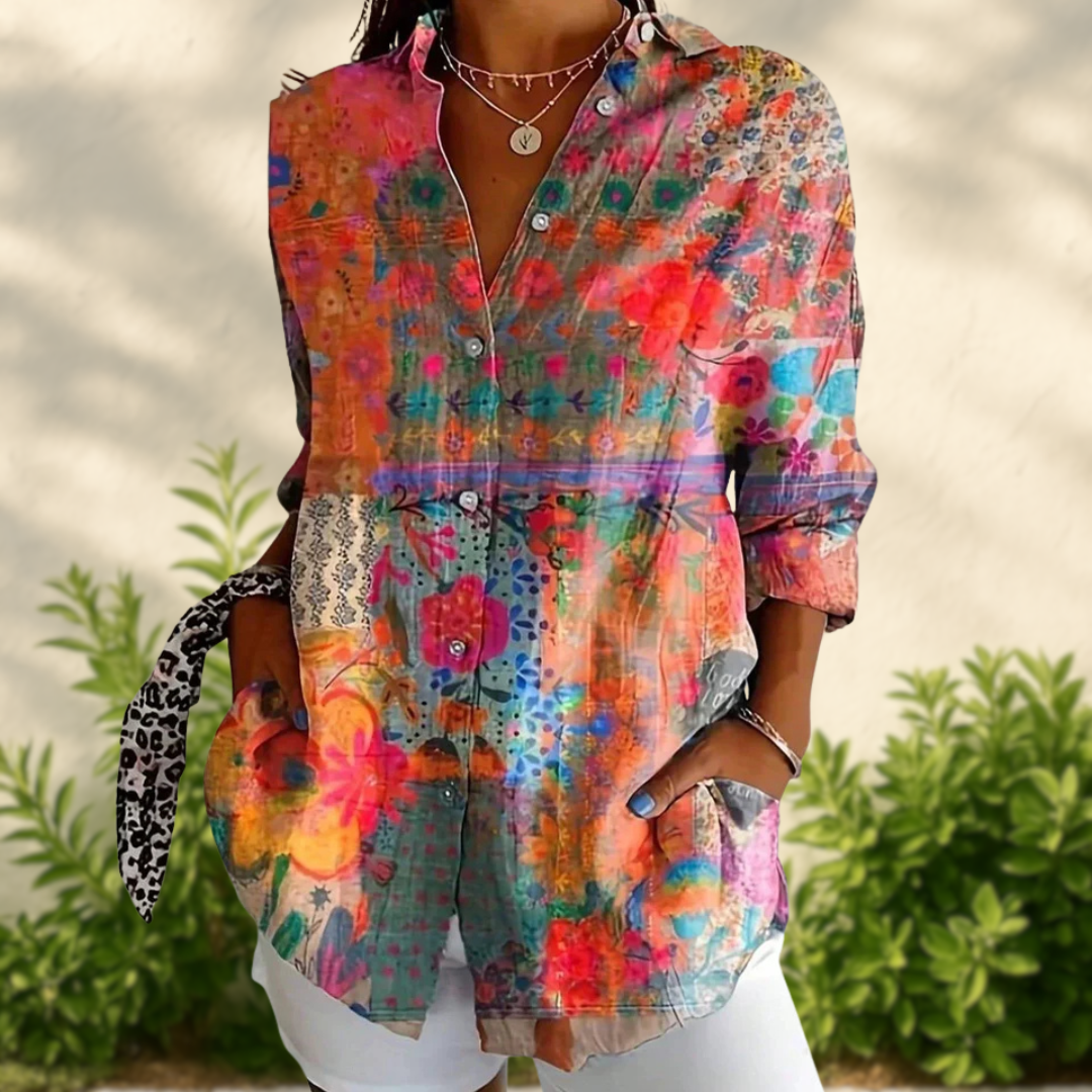 Anika - Floral Print Blouse
