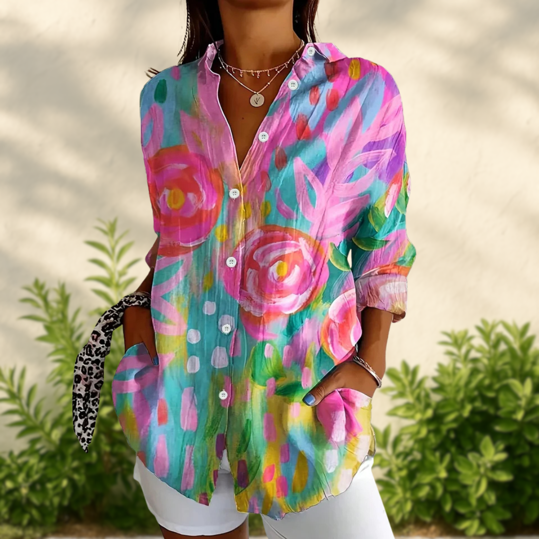 Anika - Floral Print Blouse