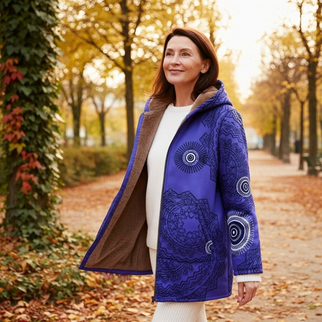 Adora - Manteau Boho Élégant