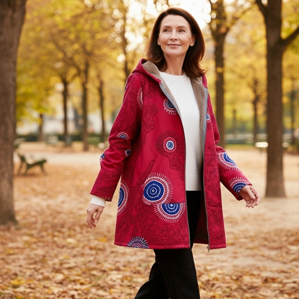 Adora - Manteau Boho Élégant