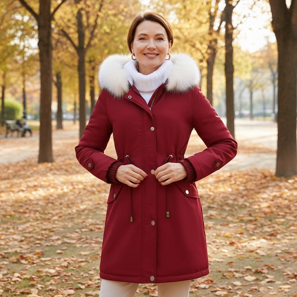 Chrisje - Fleece-Lined Winter Coat