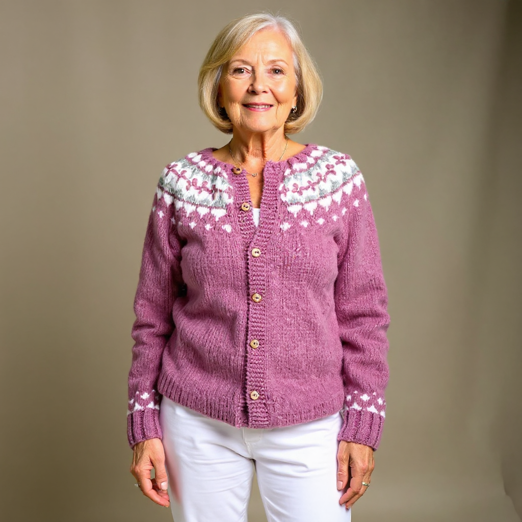 Lois & Tom's - Retro Icelandic Wool Cardigan