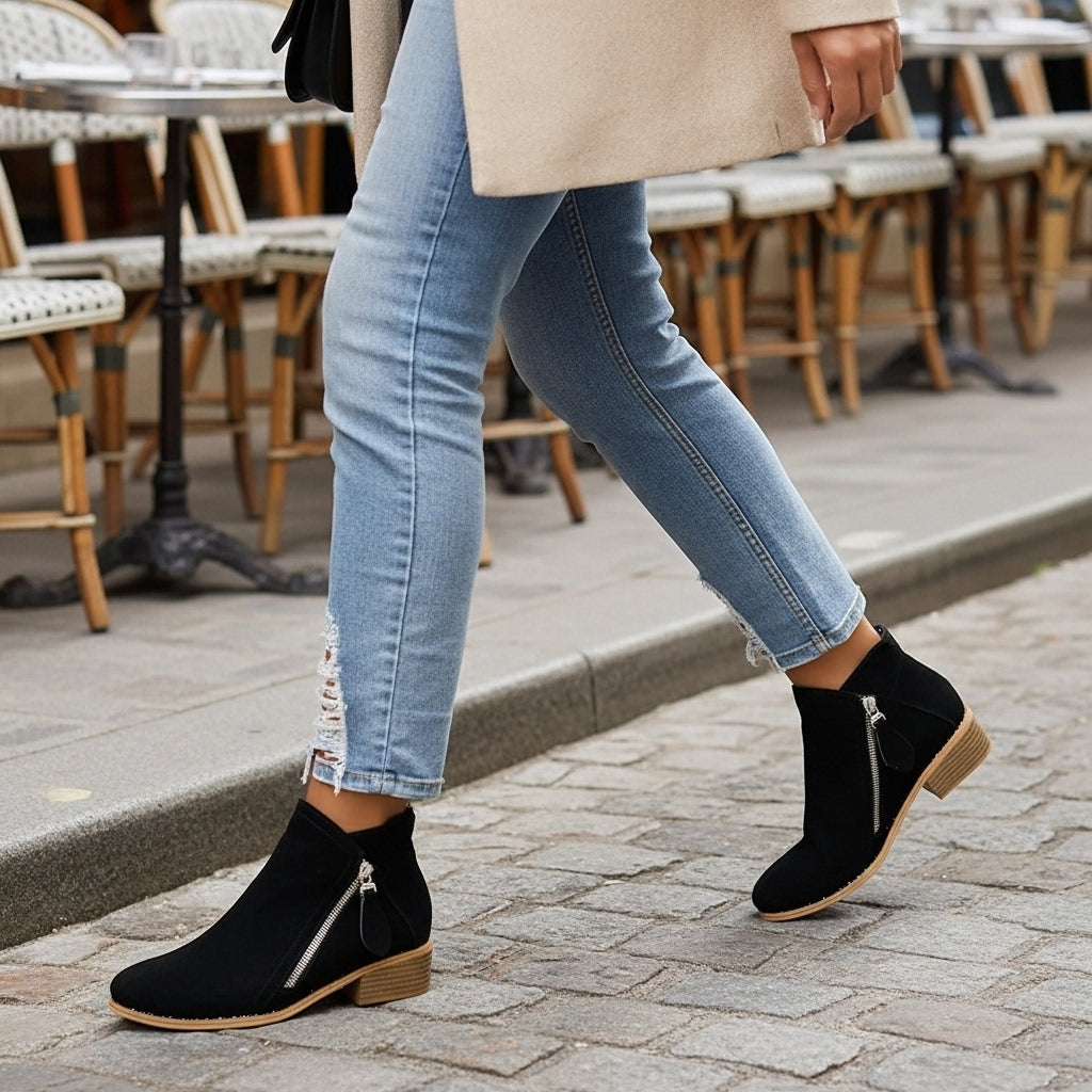 Maelle - Suede Ankle Boots